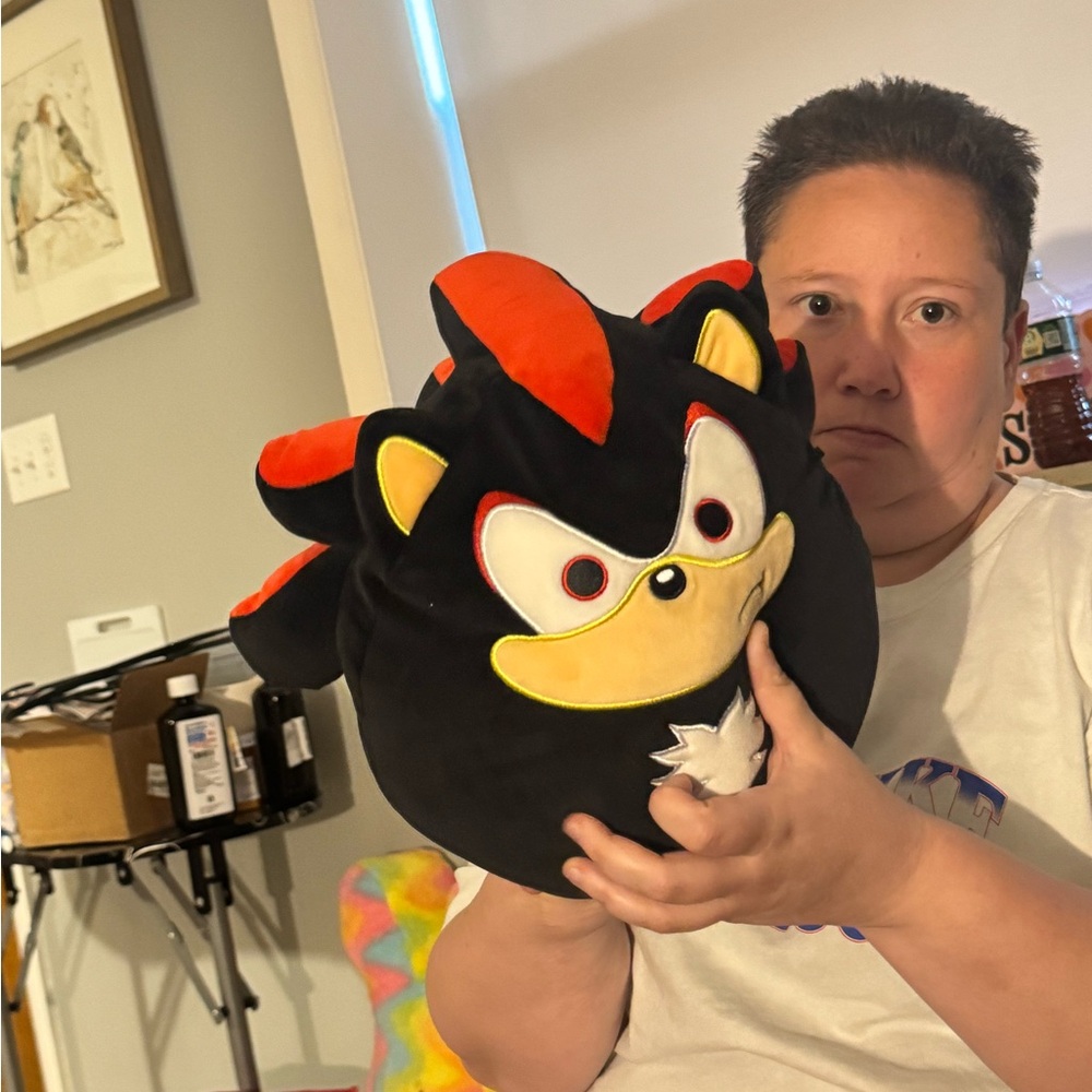 Squishmallows Black and Red Plush Toy